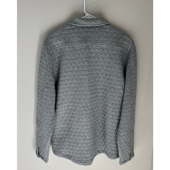 NWT Civil Society Bennett Quilted Shirt Heather Gray XL - Picture 10 of 10
